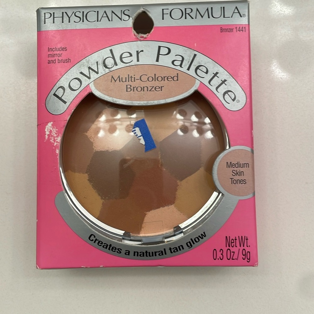 PHYSICIANS FORMULA MEDIUM MULTI COLORED BRONZER 1411 CONTOUR